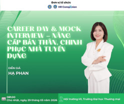 Thông báo đăng ký tham gia sự kiện CAREER FORGE – FROM CV TO OFFER BUỔI 3: MOCK INTERVIEW