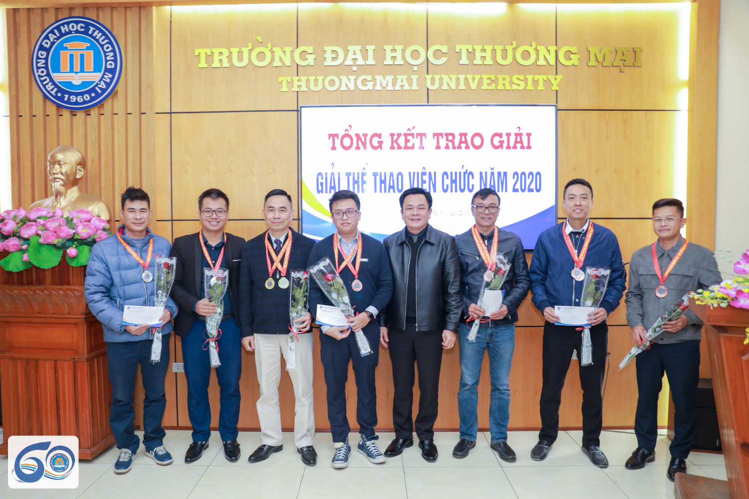 Tổng kết trao giải Giải thể thao viên chức Đại học Thương mại năm 2020