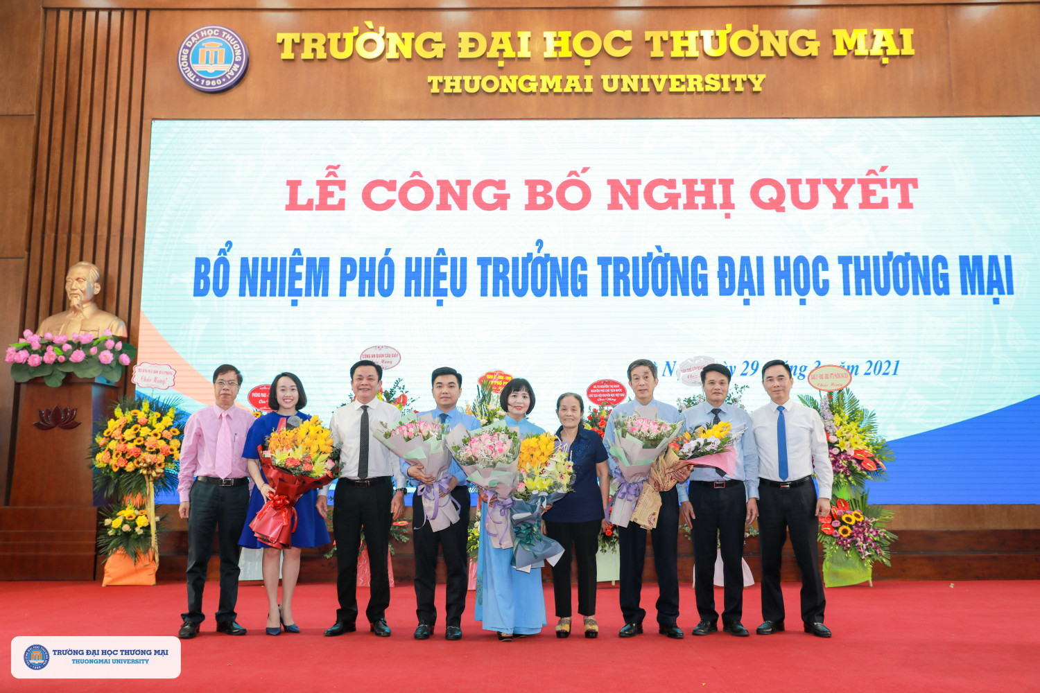 Lễ công bố Nghị quyết của Hội đồng trường bổ nhiệm Phó Hiệu trưởng Trường Đại học Thương mại