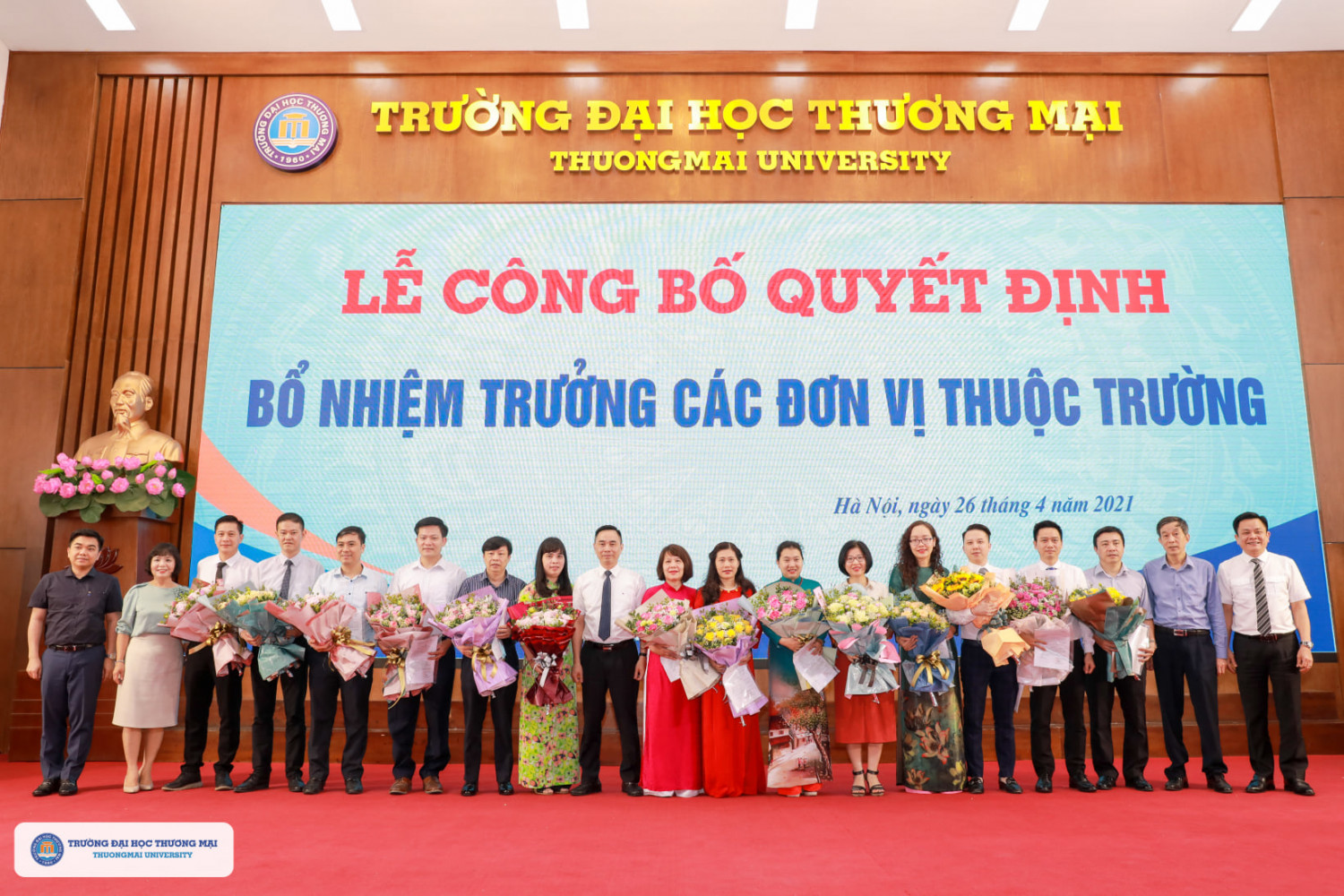 Lễ công bố Quyết định bổ nhiệm Trưởng các đơn vị thuộc Trường